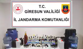 Giresun Dereli'de Sahte İçki Baskını!