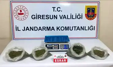 Bulancak'ta 2 Kilo Esrar Operasyonu: 2 Tutuklama