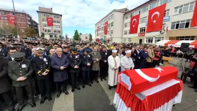 Polis Memuru Son Yolculuğuna Uğurlandı