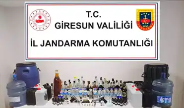 Giresun Dereli'de Sahte İçki Baskını!