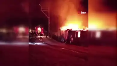 Köy Evine Yangın: Yaşlı Kadın Kurtarıldı