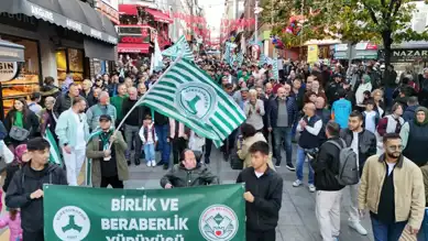 2. Lig Takımı İçin Destek Yürüyüşü