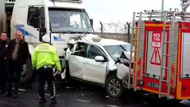Ordu'da 6 Yaralı Zincirleme Kaza!