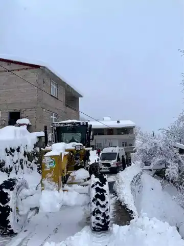 Giresun'da Kar Kapanında Mahsur Kalan Hasta Kurtarıldı